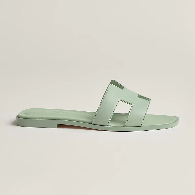 Claquettes Vert d'eau