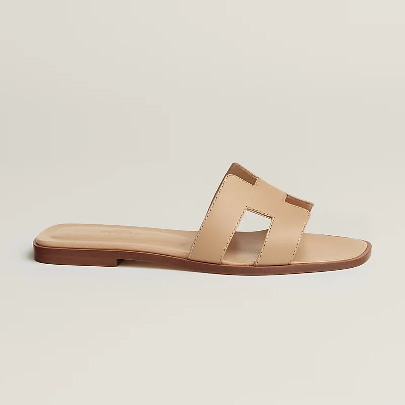 Claquettes Beige Natura