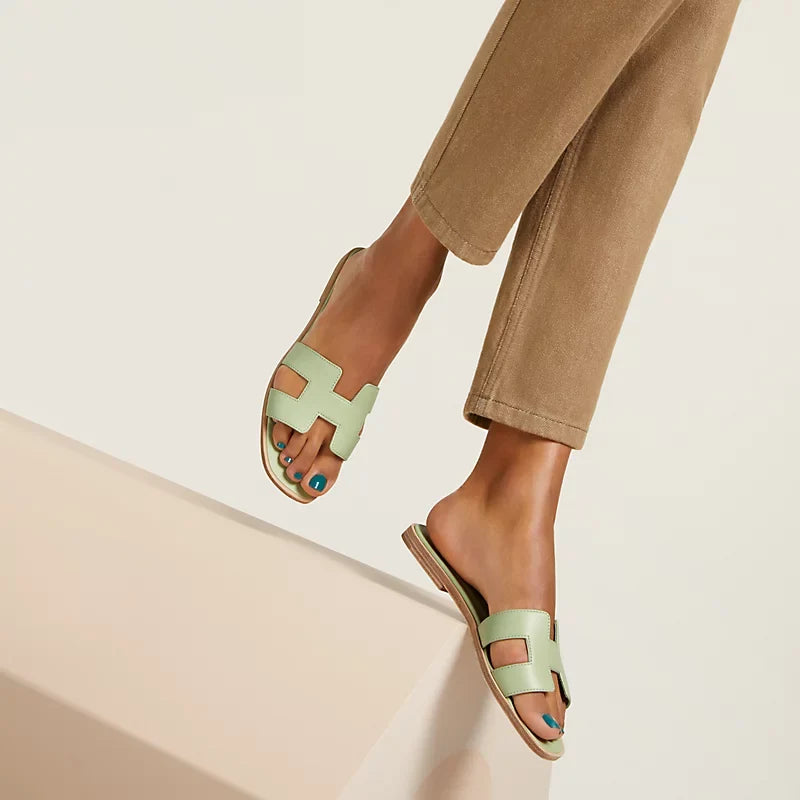 Claquettes Vert de mer