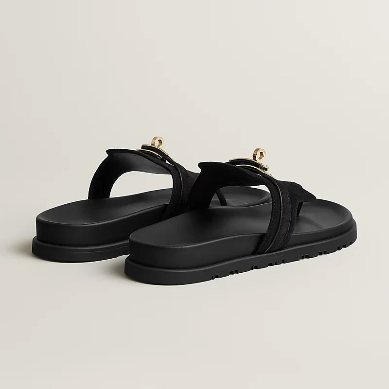 Sandales Empire - Noir Porcelaine