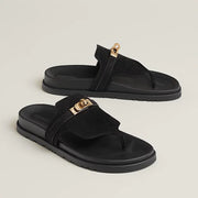 Sandales Empire - Noir Porcelaine
