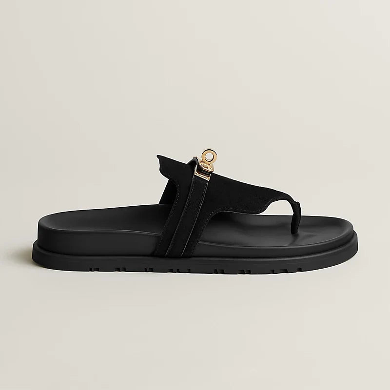 Sandales Empire - Noir Porcelaine