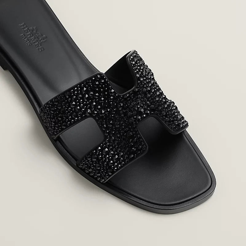 Sandales Oran - Noir Petillant