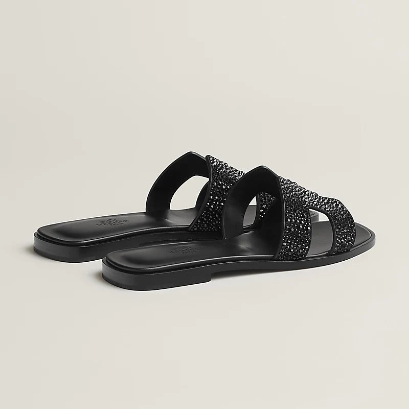 Sandales Oran - Noir Petillant